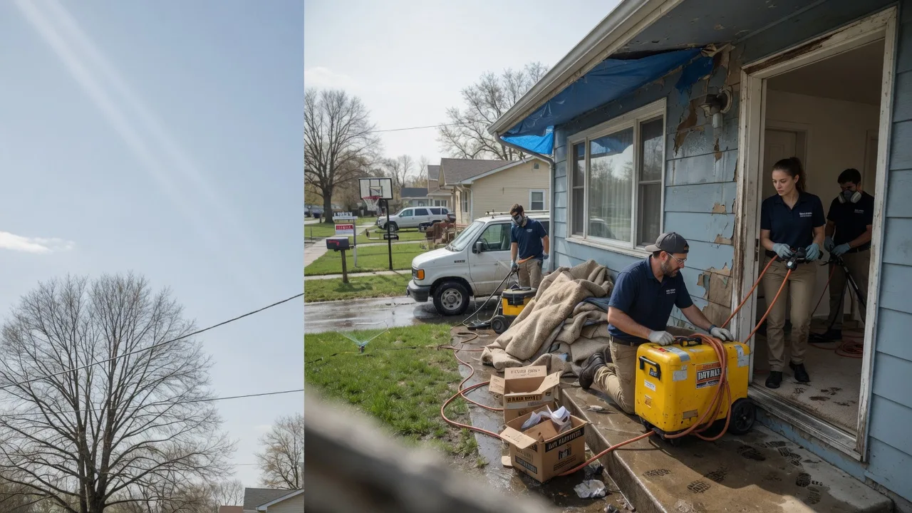 Basement Flood Cleanup in Mount Pulaski, IL near me